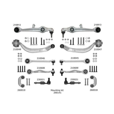 Audi A6 3.0 Complete draagarmenset voorzijde