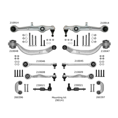 Audi A4 Avant 2.4 Complete draagarmenset voorzijde